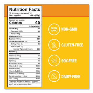 Immune Support, Tangerine, 0.56 oz Packet, 10/Pack, Ships in 1-3 Business Days