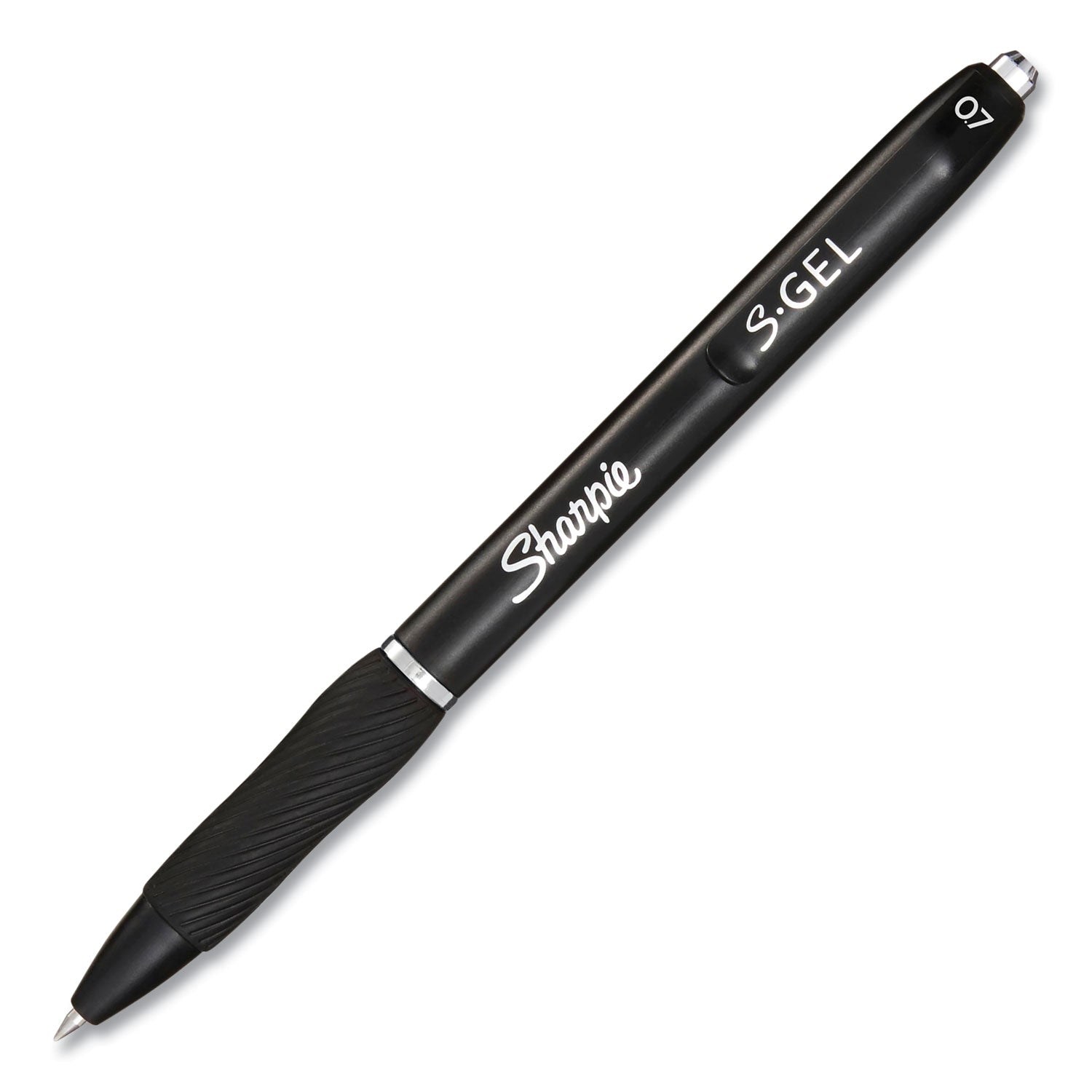 Fine Tip Permanent Marker Value Pack with (1) Bonus S-Gel 0.7 mm Black Ink Pen, Fine Bullet Tip Markers, Black Ink, 36/Pack