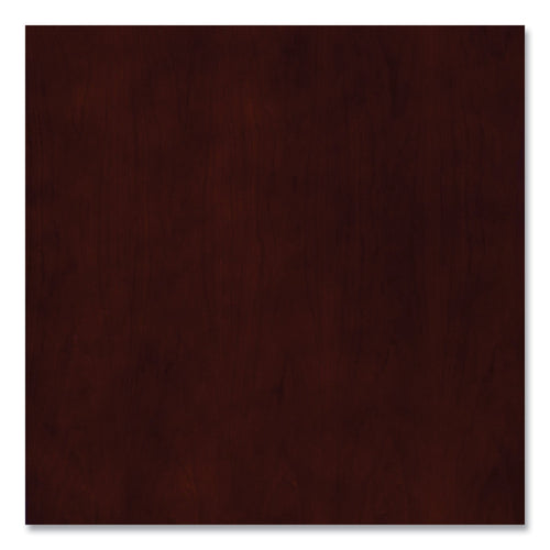 10500 Series Single Pedestal Desk, Right Pedestal: Box/Box/File, 66" x 30" x 29.5", Mahogany
