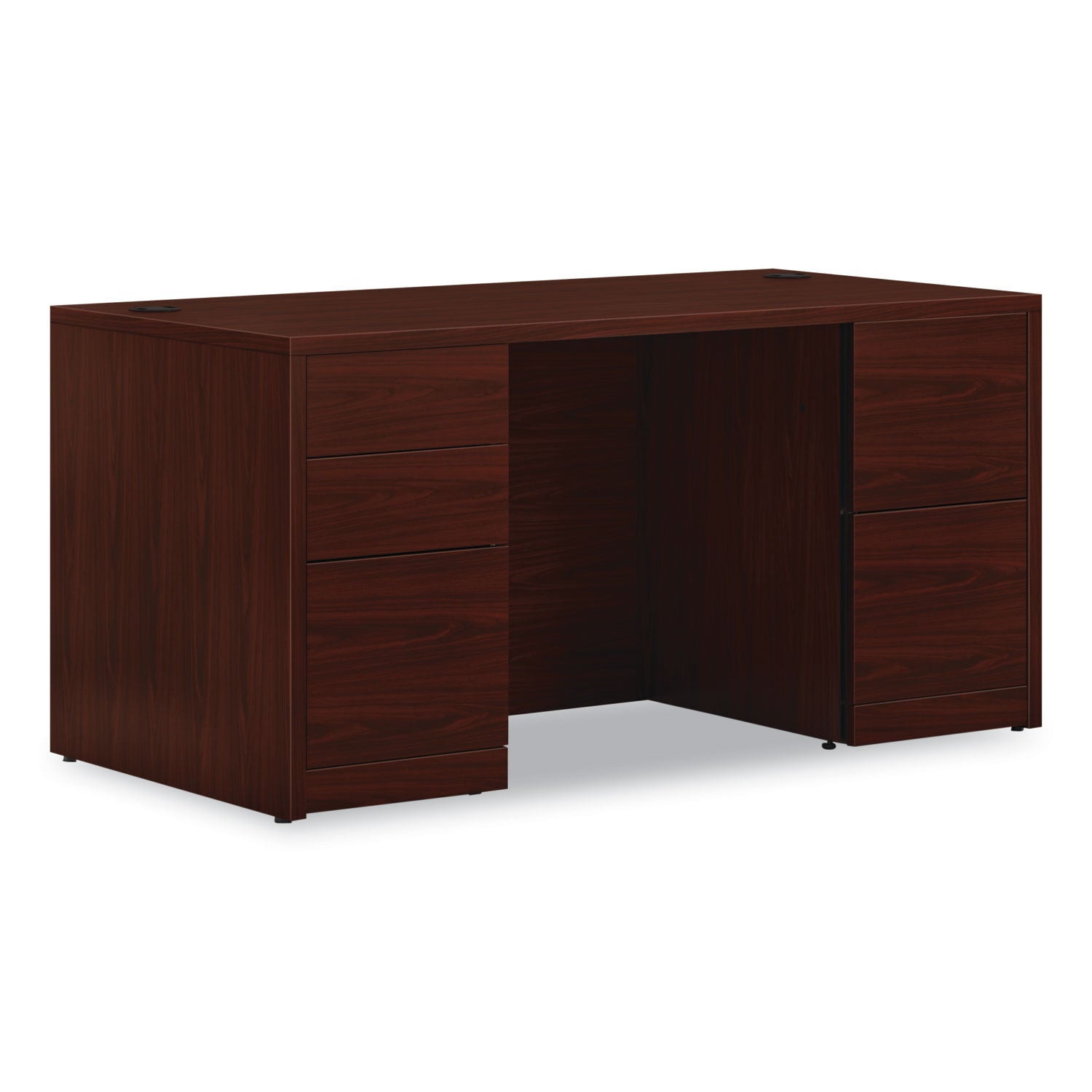 10500-series-double-pedestal-desk-with-full-pedestals-60-x-30-x-295-mahogany_hon105892nn - 1