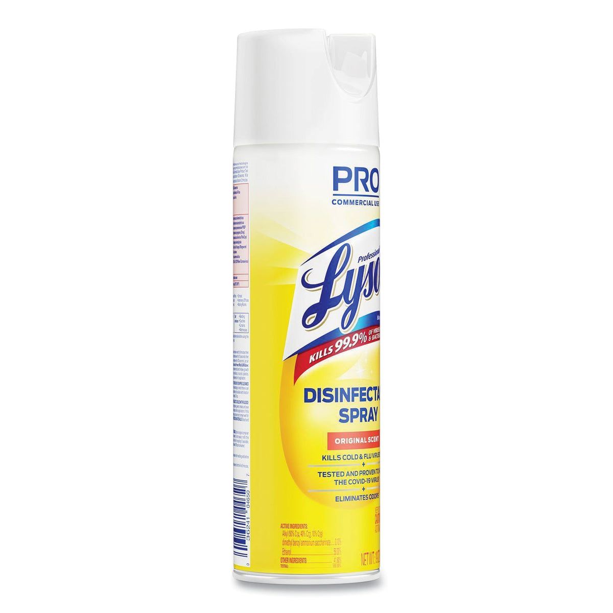 Disinfectant Spray, Original Scent, 19 oz Aerosol Spray, 12/Carton