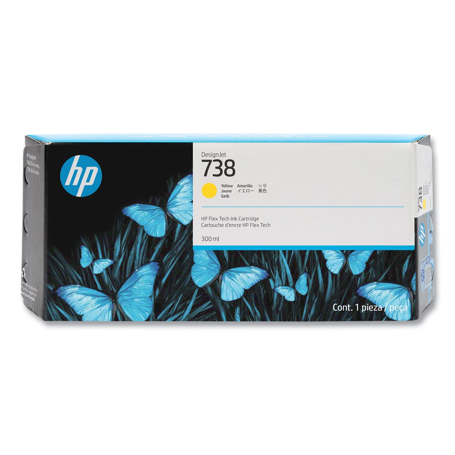 hp-738-676m8a-yellow-original-designjet-ink-cartridge_hew676m8a - 1