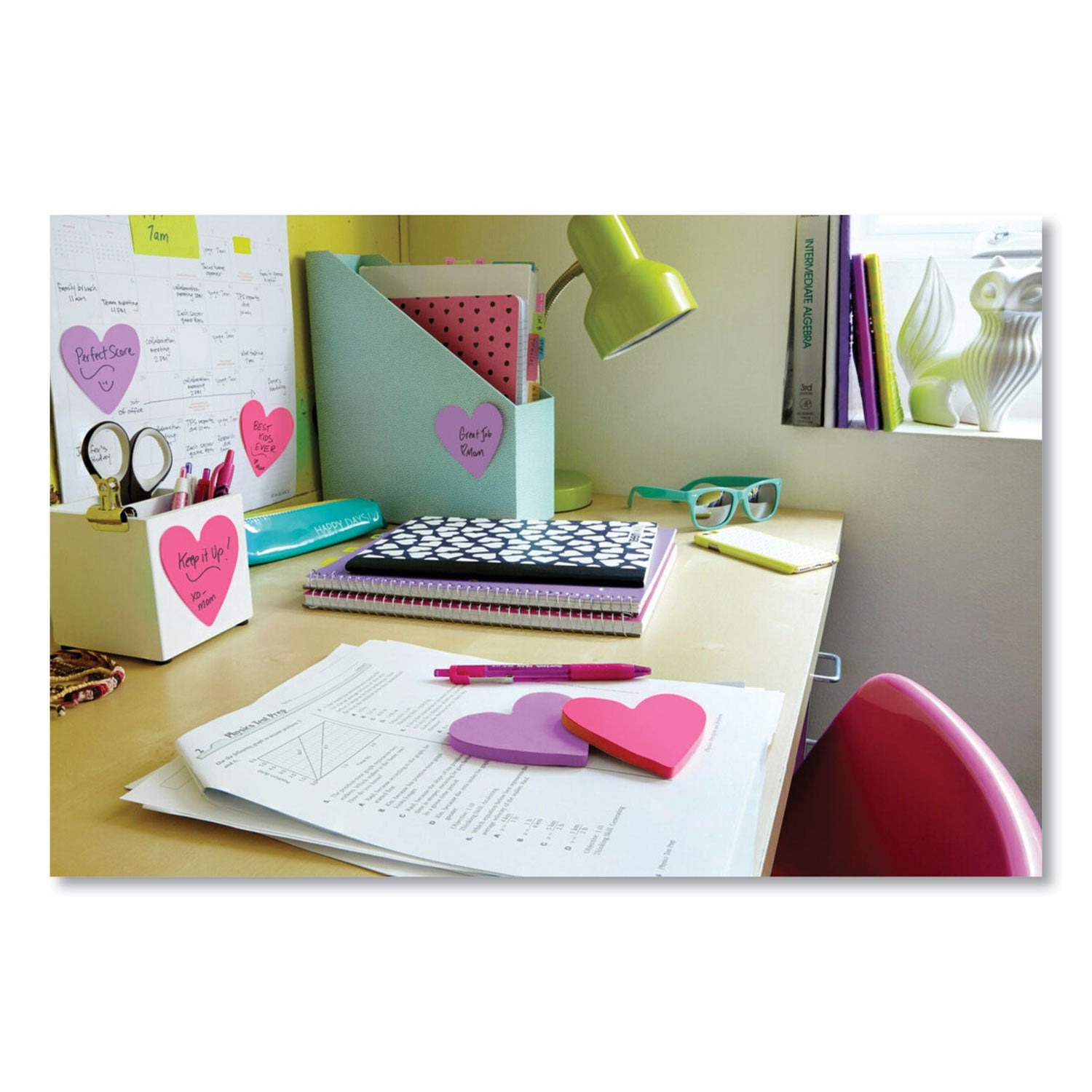 die-cut-heart-shaped-notepads-3-x-3-pink-purple-75-sheets-pad-2-pads-pack_mmm7350hrt - 4