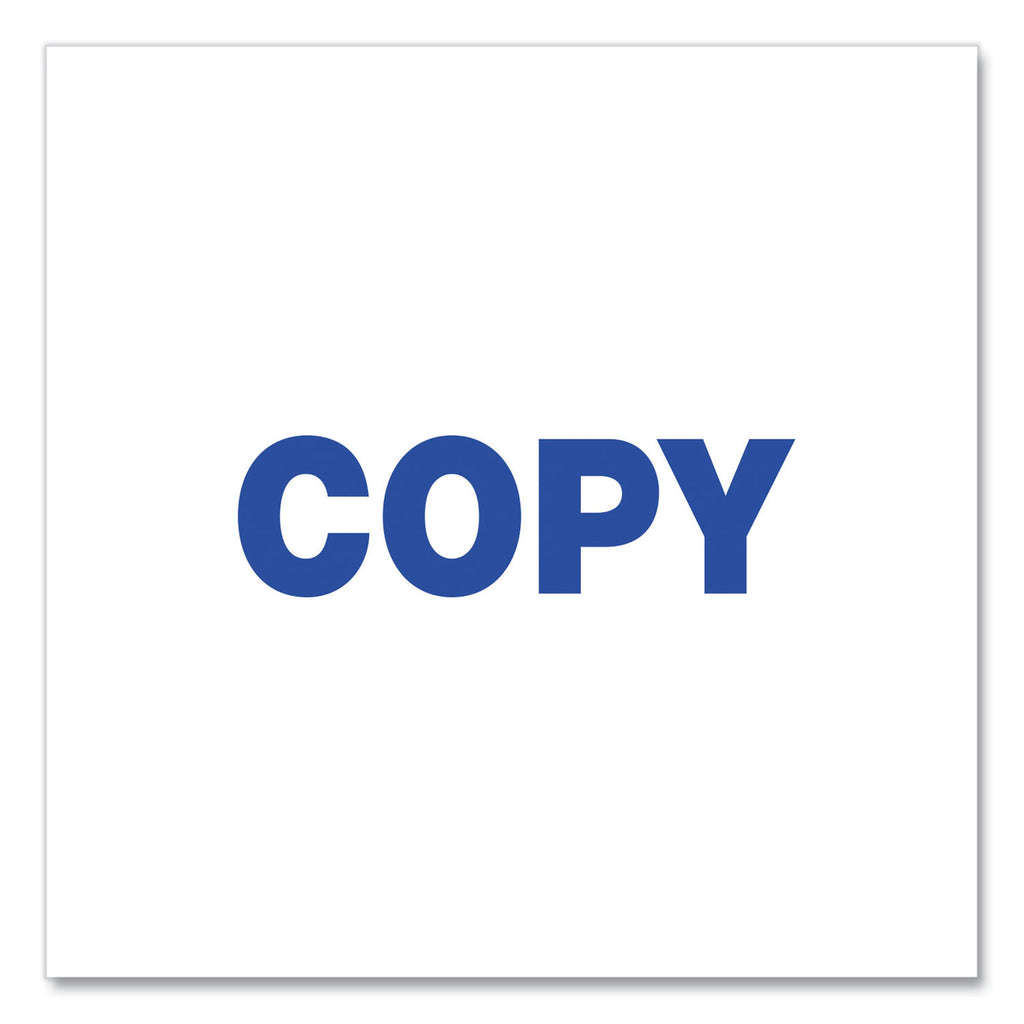 Message Stamp, COPY, Pre-Inked One-Color, Blue - 