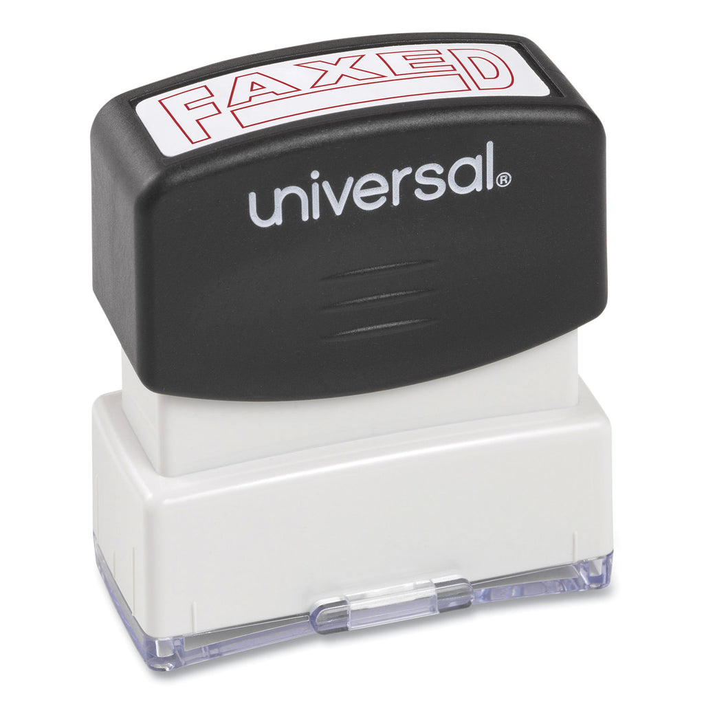Message Stamp, FAXED, Pre-Inked One-Color, Red
