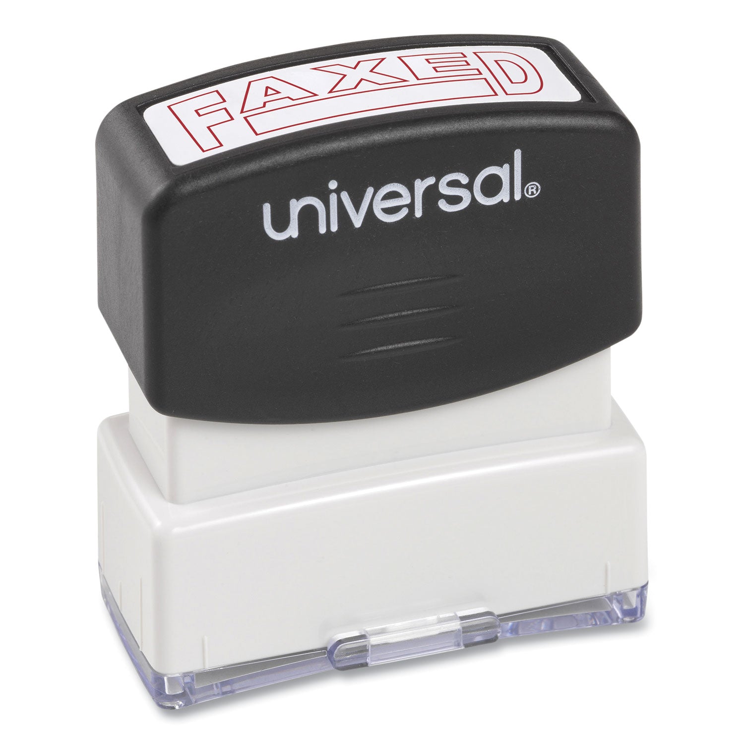 Message Stamp, FAXED, Pre-Inked One-Color, Red
