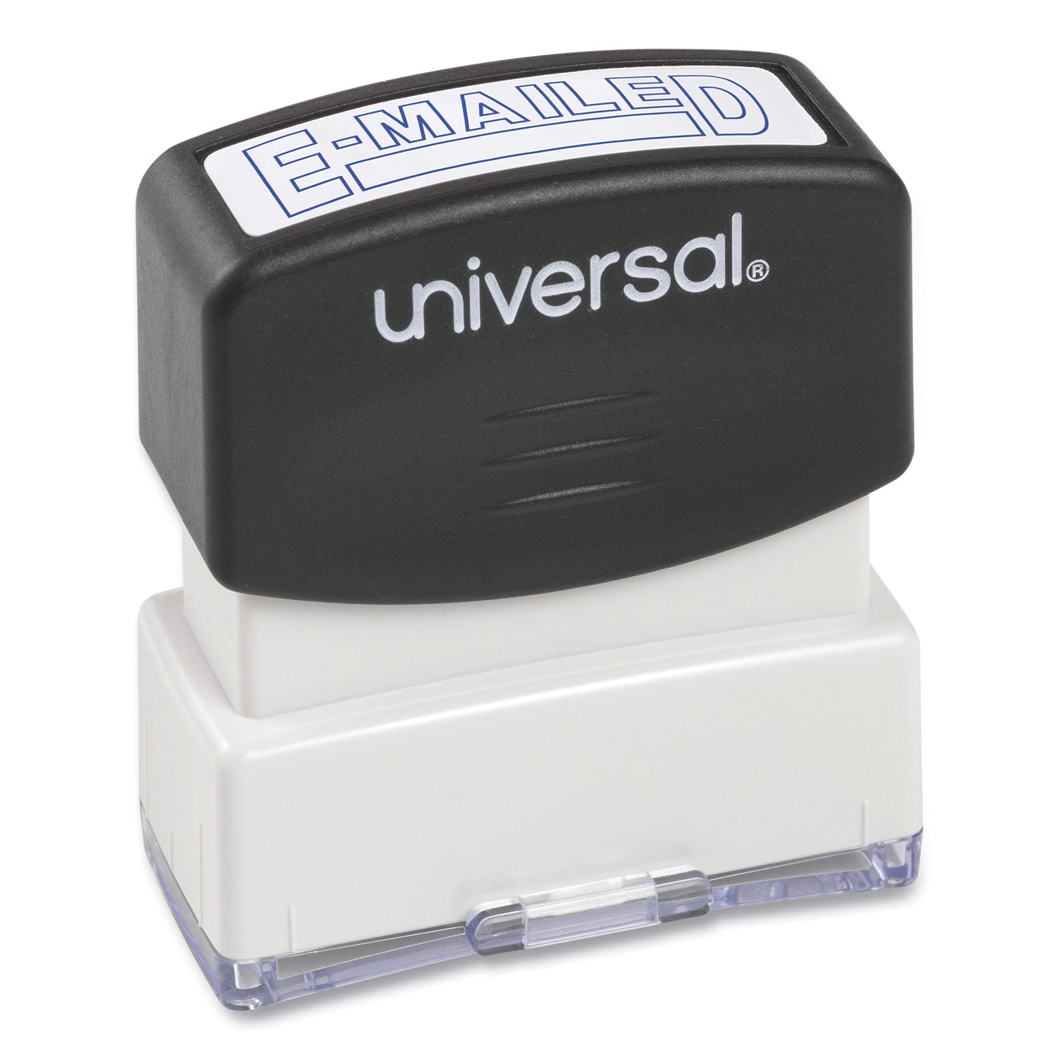 Message Stamp, E-MAILED, Pre-Inked One-Color, Blue - 