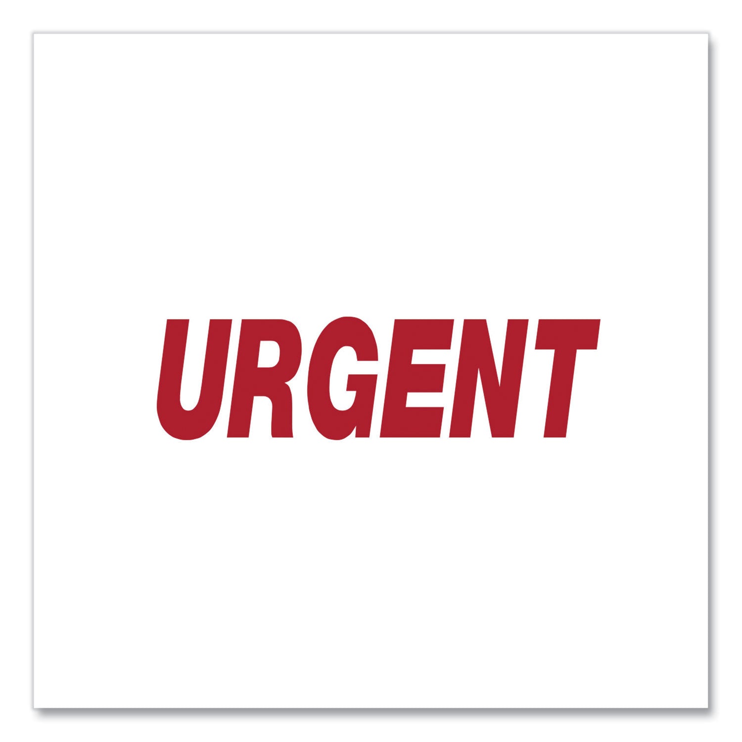 Message Stamp, URGENT, Pre-Inked One-Color, Red - 