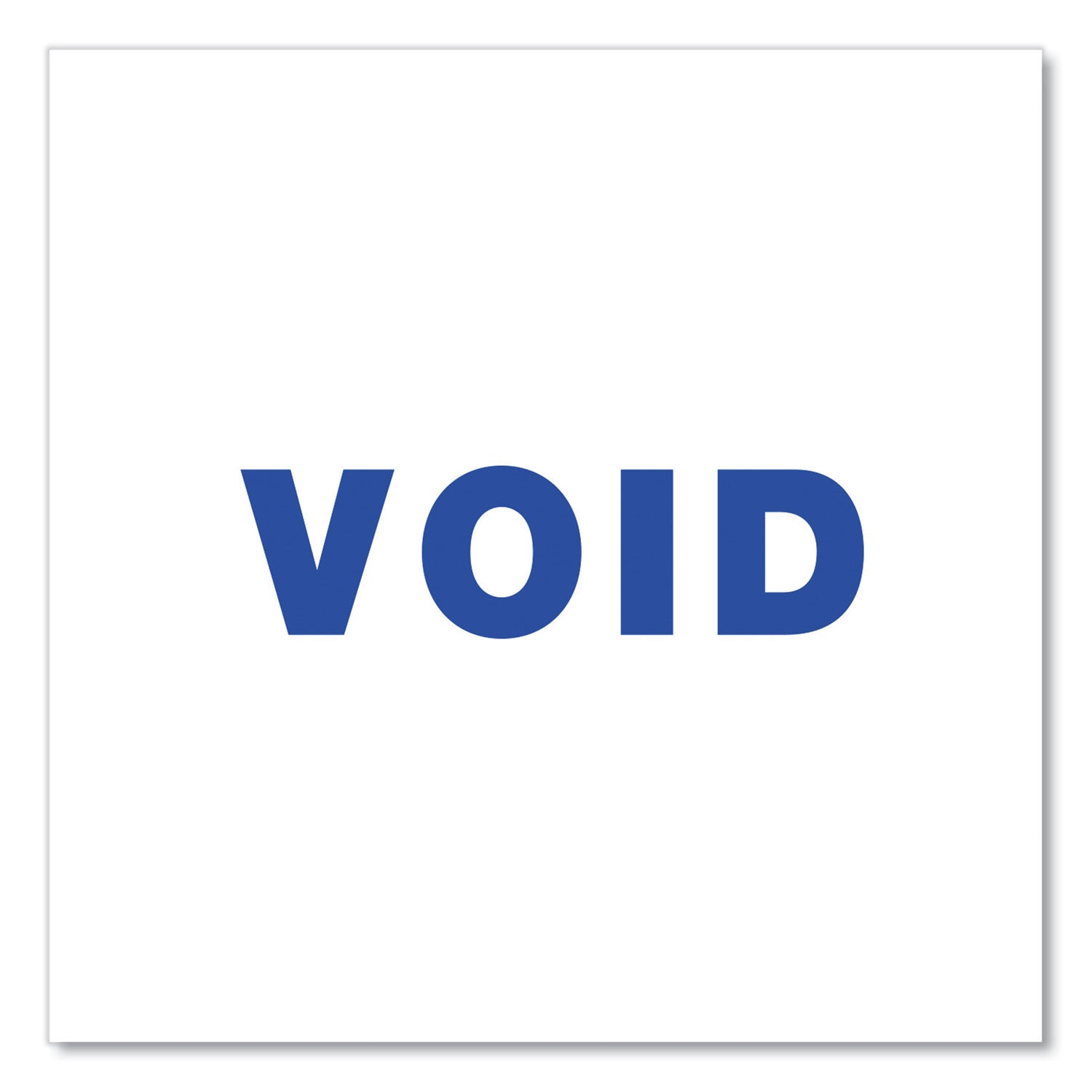 Message Stamp, VOID, Pre-Inked One-Color, Blue - 