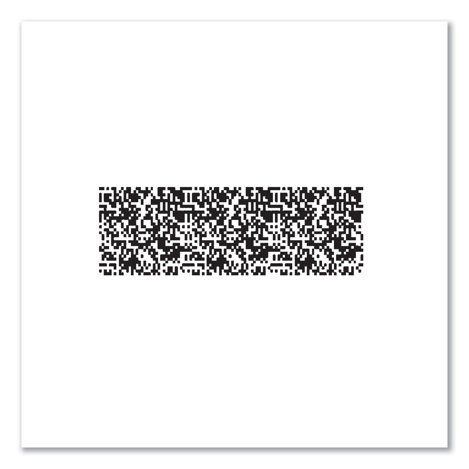 Security Stamp, Obscures Area 1.69 x 0.56, Black - 