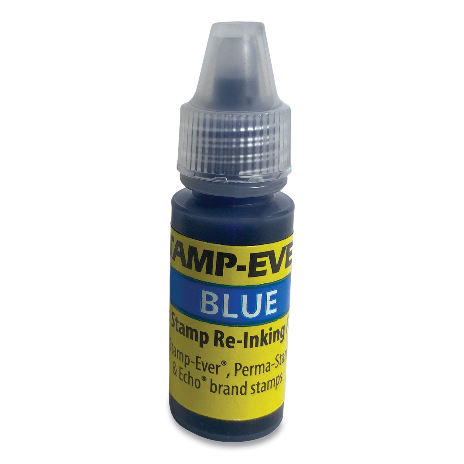 Refill Ink for Clik! and Universal Stamps, 7 mL Bottle, Blue - 