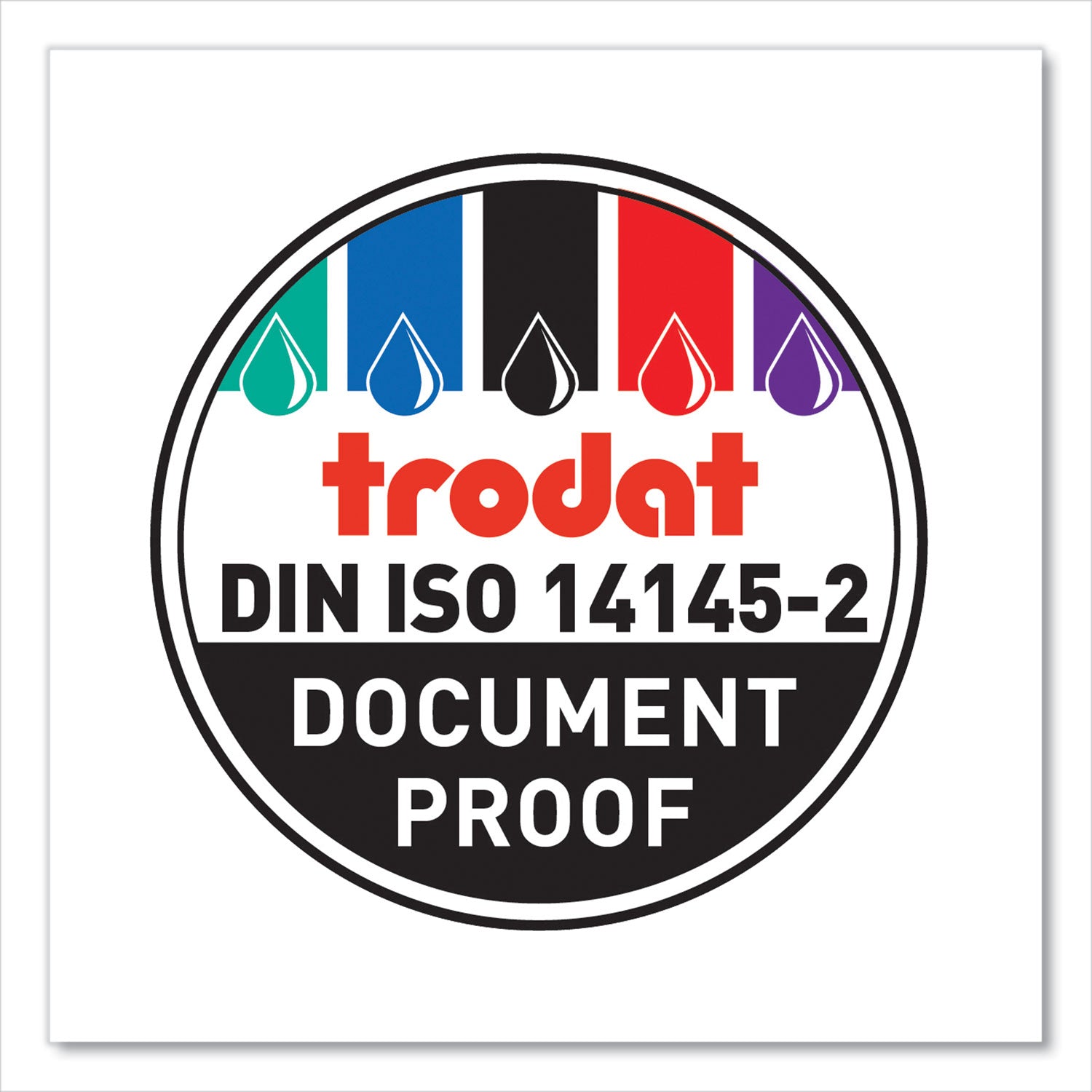 T4850 Printy Replacement Pad for Trodat Self-Inking Stamps, 0.19" x 1", Blue/Red