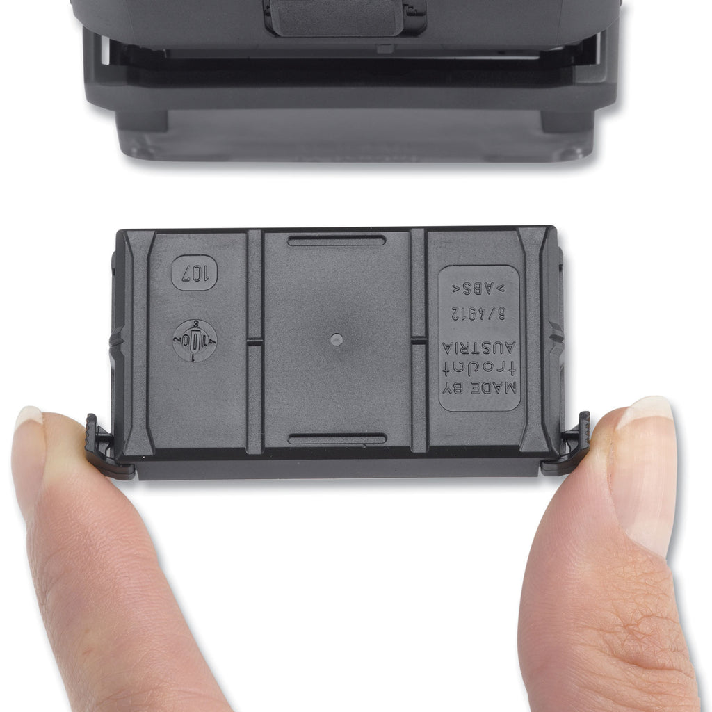 T4911 Printy Replacement Pad for Trodat Self-Inking Stamps, 1.5" x 0.56", Black