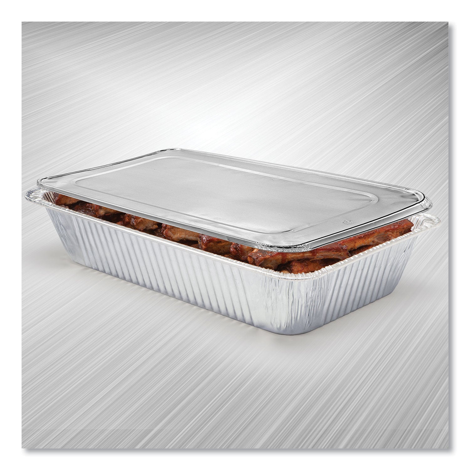 Full Steam Table Pan Lid, Full Curl, 12.87 x 0,62 x 20.81, 50/Carton