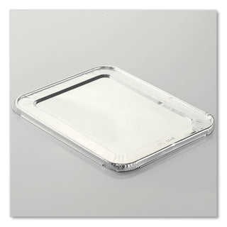 Half Steam Table Pan Lids, Full Curl, 11.16 x 0.62 x 12.75, 100/Carton