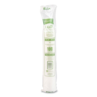 High-Impact Polystyrene Cold Cups, 7 oz, Translucent, Clear, 100/Pack