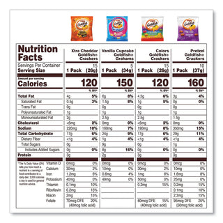 Goldfish Sweet and Savory Variety Pack, Assorted Flavors, 45/Carton, Ships in 1-3 Business Days