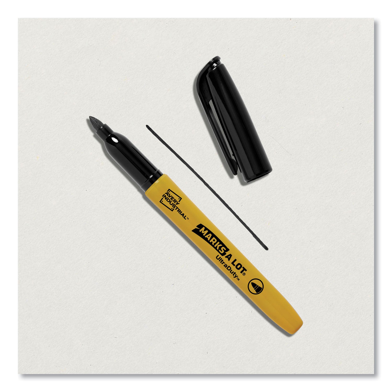 marks-a-lot-ultraduty-permanent-markers-fine-bullet-tip-black-12-box_ave29840 - 3