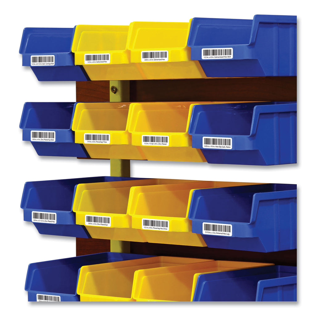 Surface Safe ID Labels, 3 x 5, White, 4/Sheet, 50 Sheets/Box