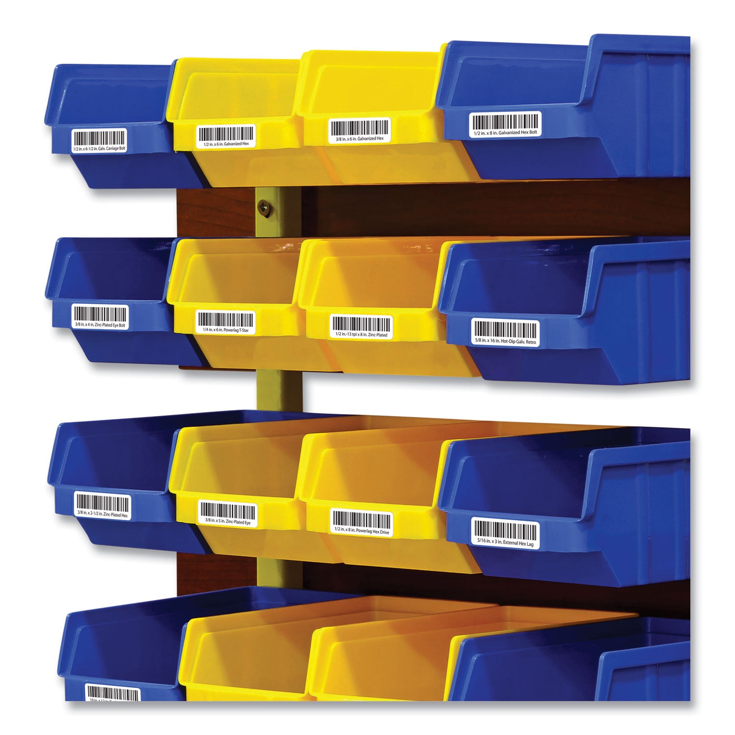 Surface Safe ID Labels, 3 x 5, White, 4/Sheet, 50 Sheets/Box