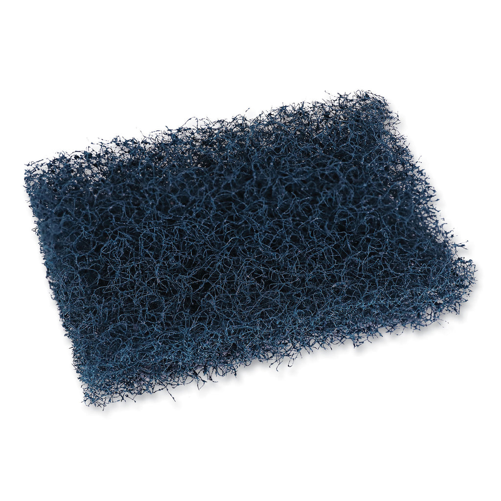 Extra Heavy-Duty Scour Pad, 3.5 x 5, Dark Blue, 20/Carton