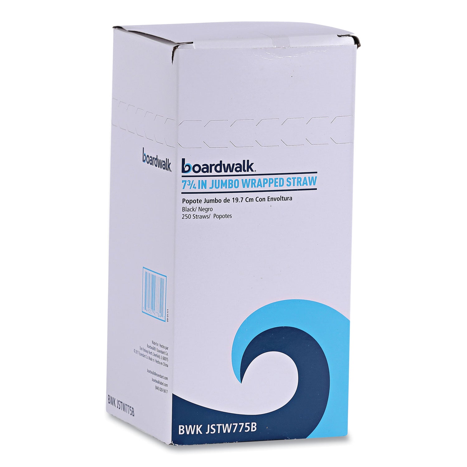 wrapped-jumbo-straws-775-polypropylene-black-250-pack-50-packs-carton_bwkjstw775b - 3