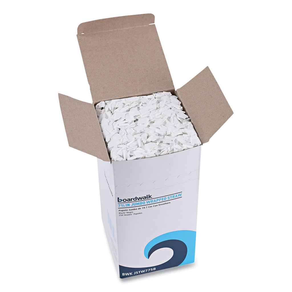 wrapped-jumbo-straws-775-polypropylene-black-250-pack-50-packs-carton_bwkjstw775b - 5
