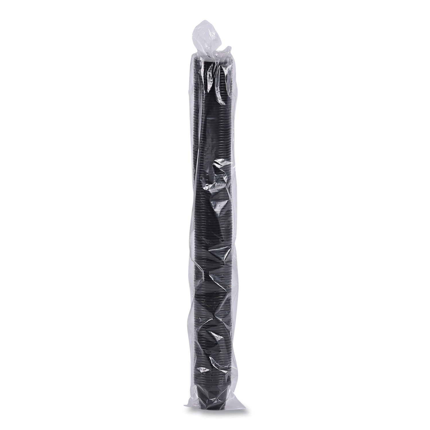 Souffle/Portion Cups, 1 oz, Polypropylene, Black, 20 Cups/Sleeve, 125 Sleeves/Carton