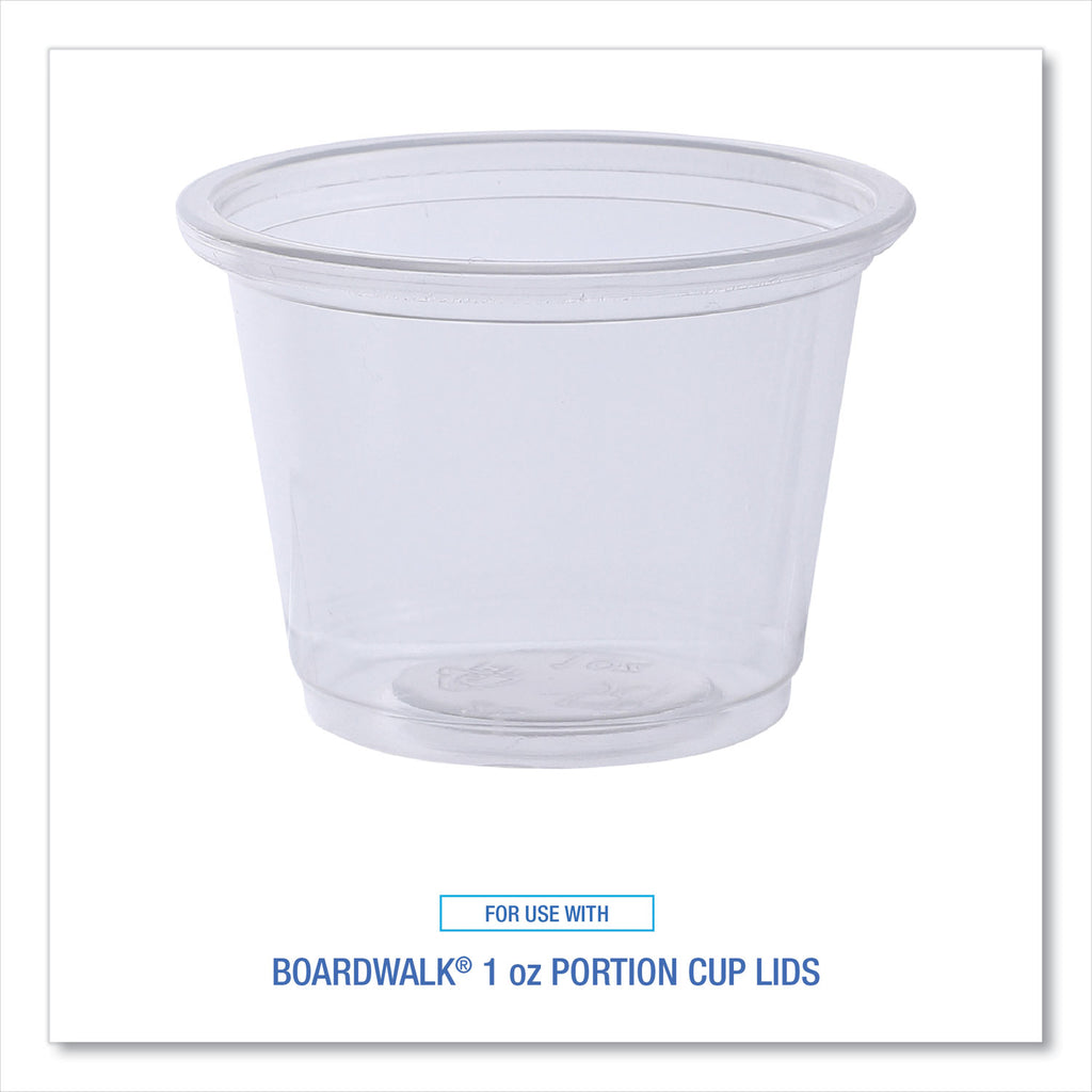 Souffle/Portion Cups, 1 oz, Polypropylene, Clear, 20 Cups/Sleeve, 125 Sleeves/Carton