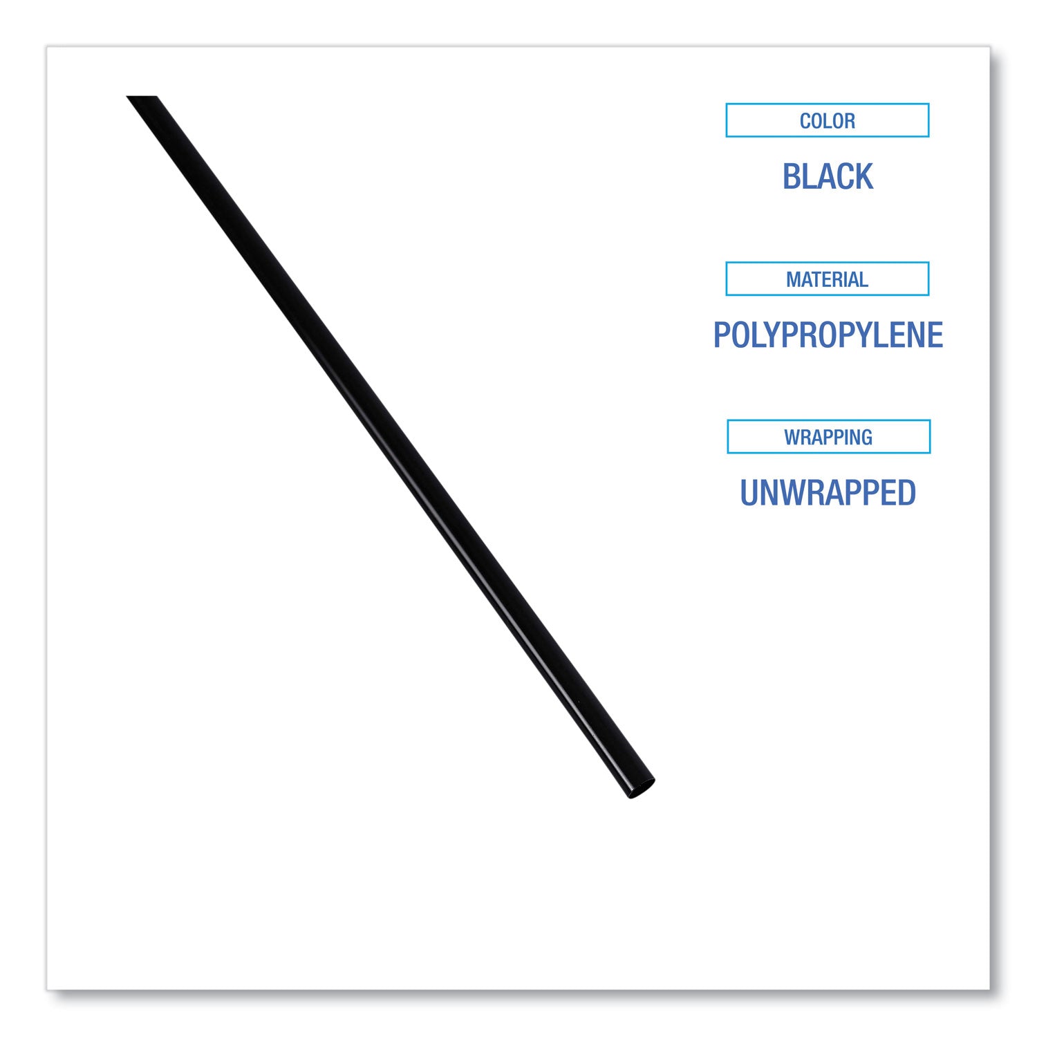 cocktail-straws-8-polypropylene-black-5000-carton_bwkslstubl - 5