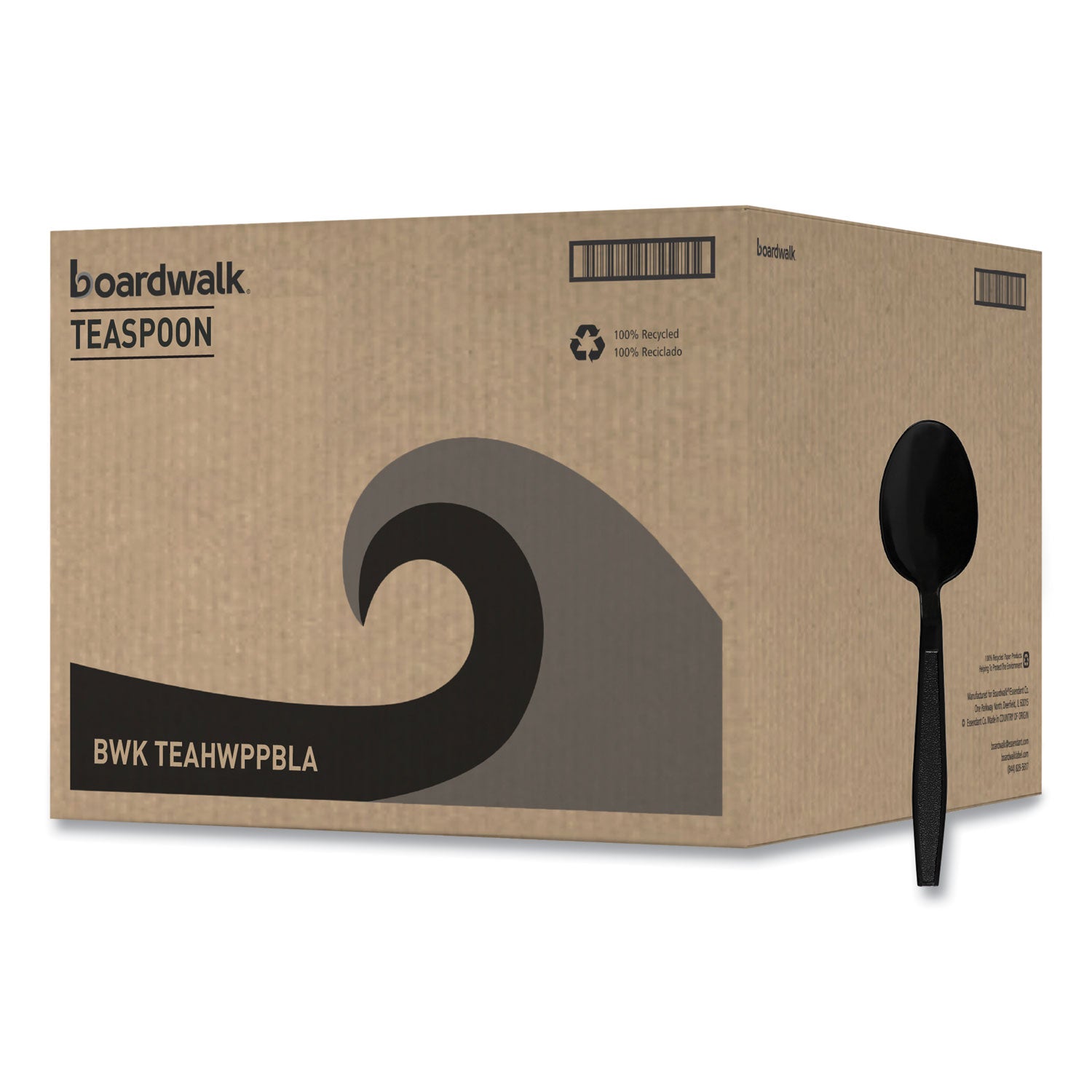 heavyweight-polypropylene-cutlery-teaspoon-black-1000-carton_bwkteahwppbla - 2