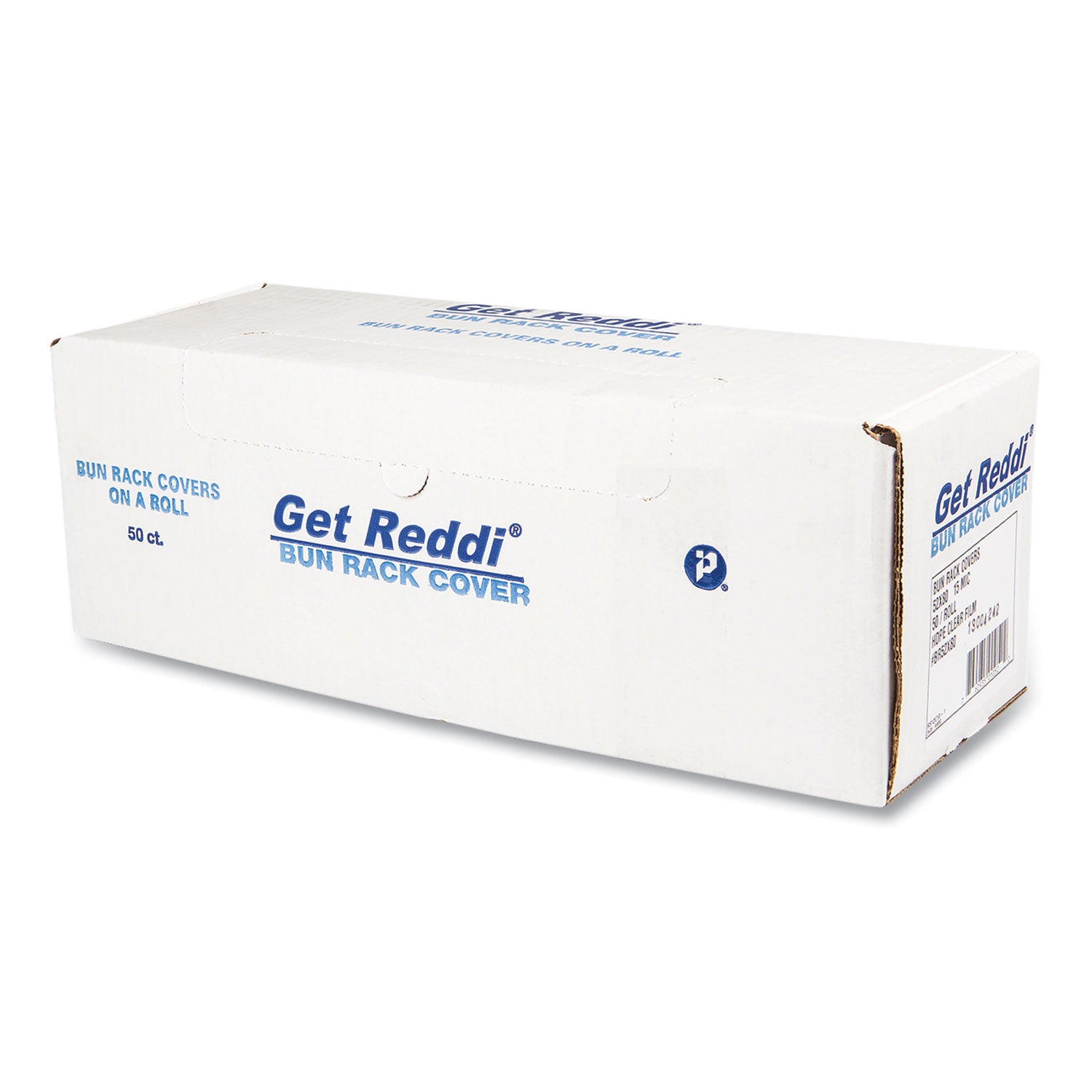 Bun Rack and Pan Cover, 52 x 80, 1-Rack, 15 Micron, Clear, 50/Carton