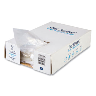 Silverware Bags, 0.7 mil, 3.5" x 1.5", Clear, 2,000/Carton
