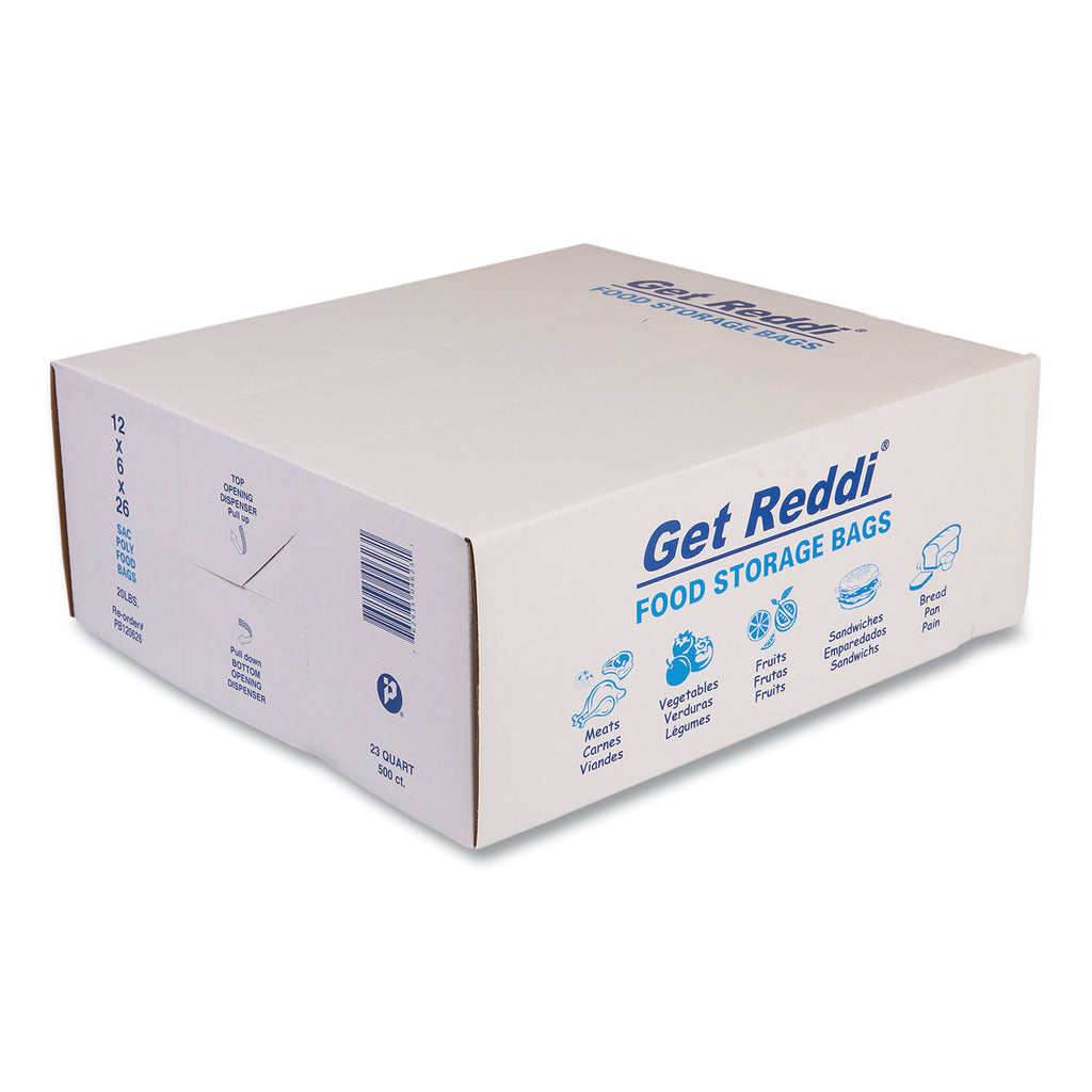 Silverware Bags, 0.7 mil, 3.5" x 1.5", Clear, 2,000/Carton