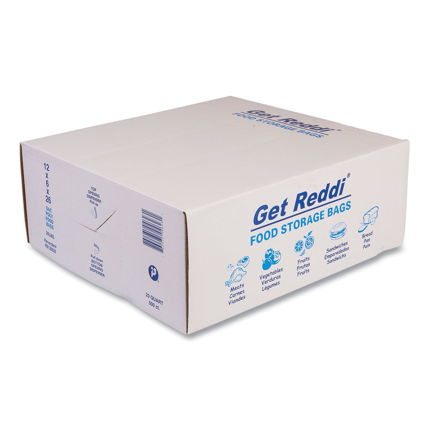 Silverware Bags, 0.7 mil, 3.5" x 1.5", Clear, 2,000/Carton