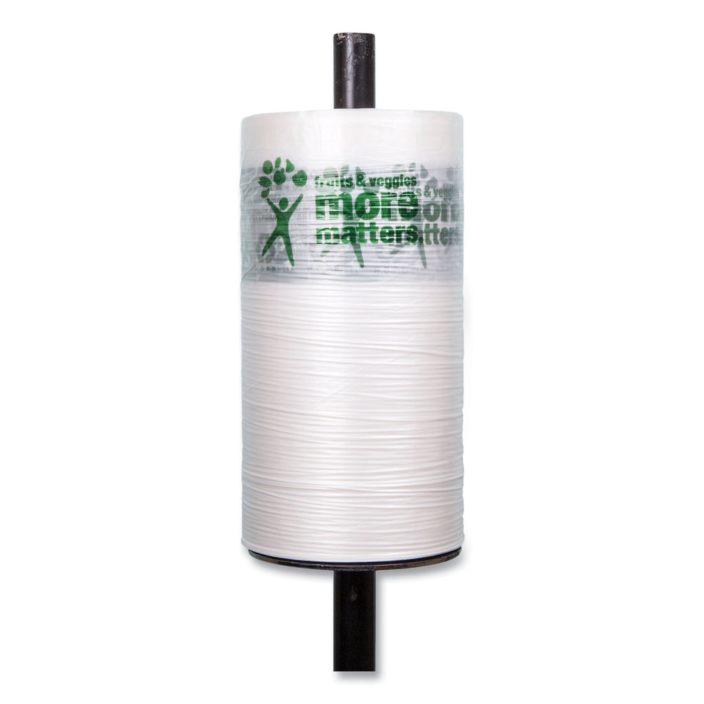 Produce Bags, 9 microns, 10" x 15", Clear, 1,400 Bags/Roll, 4 Rolls/Carton