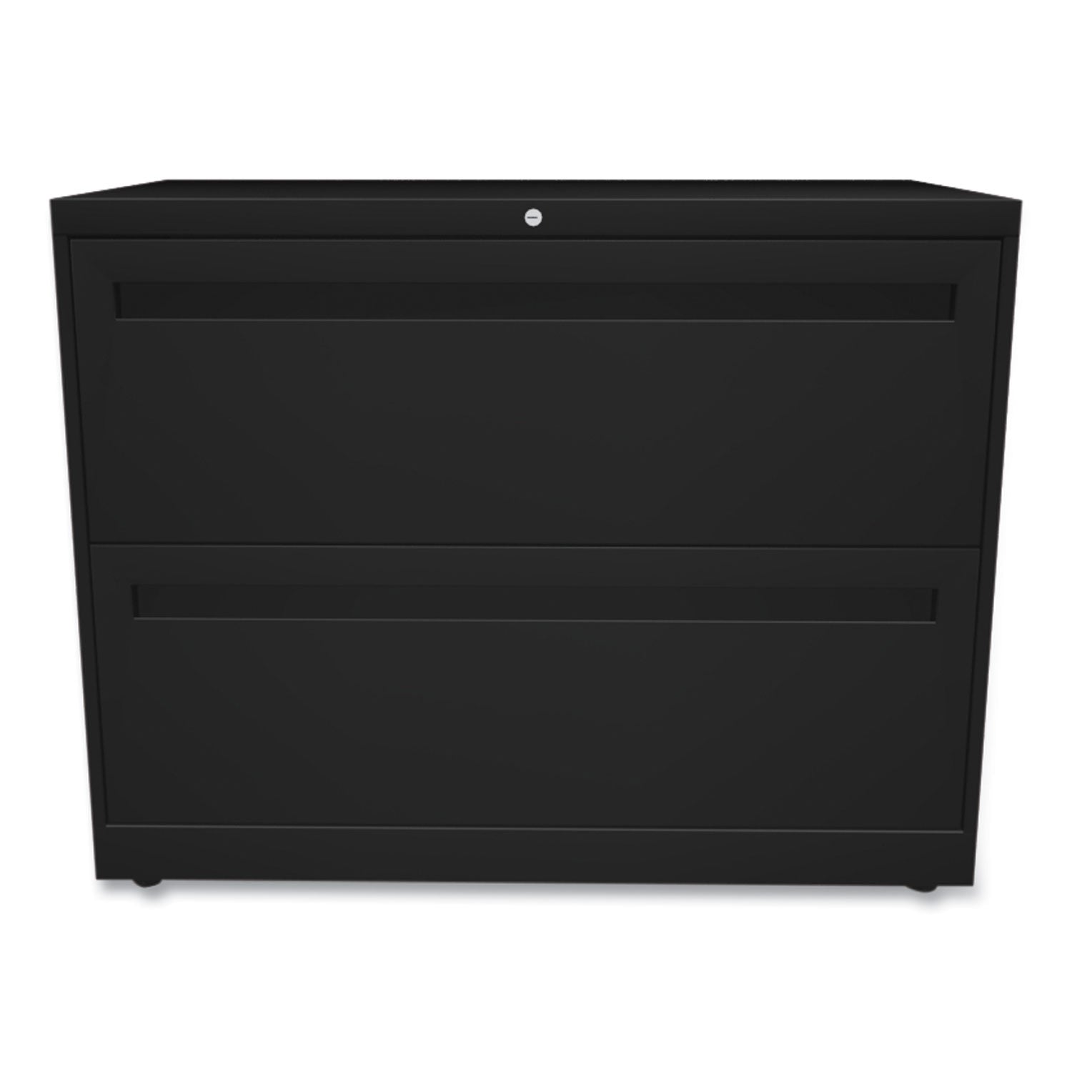 Brigade 700 Series Lateral File, 2 Legal/Letter-Size File Drawers, Black, 36" x 18" x 28