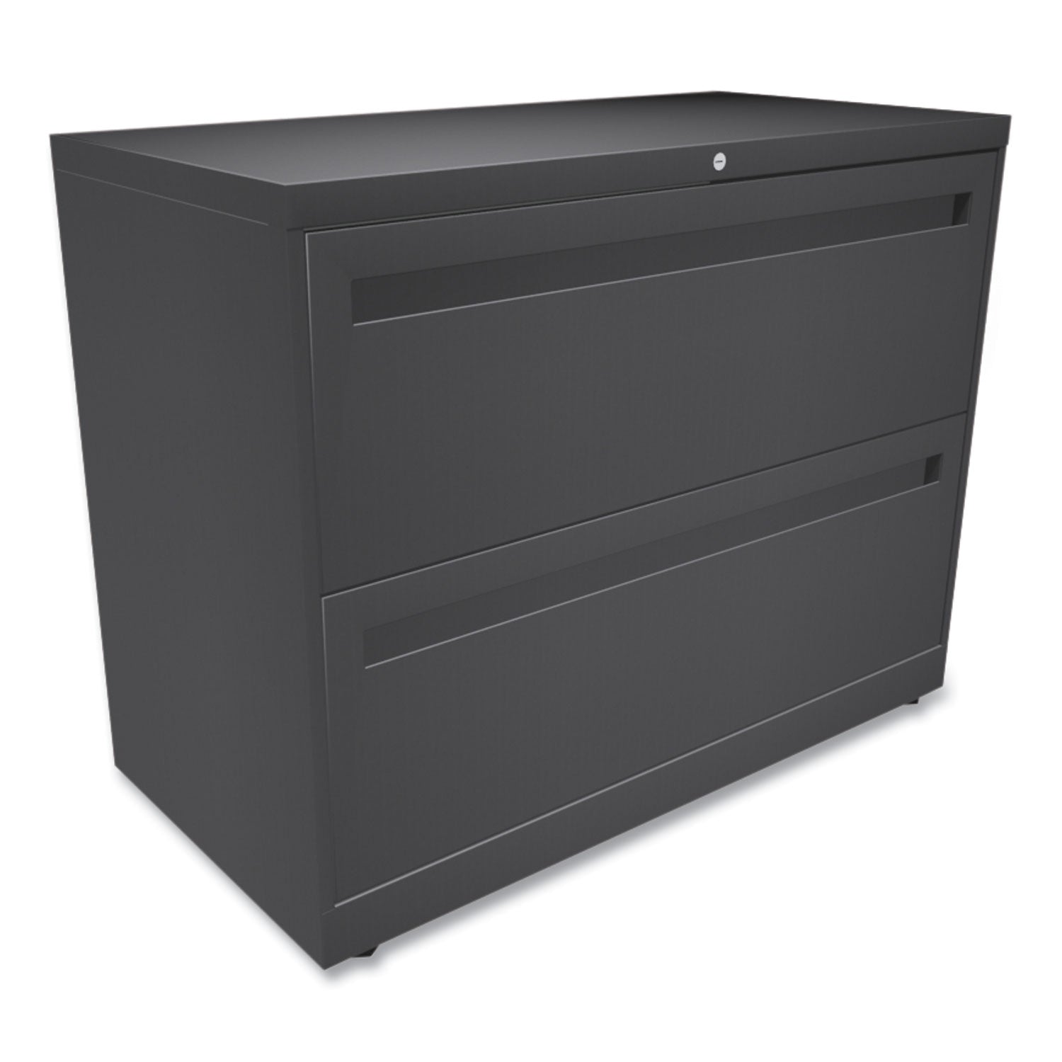 Brigade 700 Series Lateral File, 2 Legal/Letter-Size File Drawers, Charcoal, 36" x 18" x 28 - 