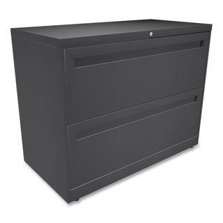 Brigade 700 Series Lateral File, 2 Legal/Letter-Size File Drawers, Charcoal, 36" x 18" x 28 - 
