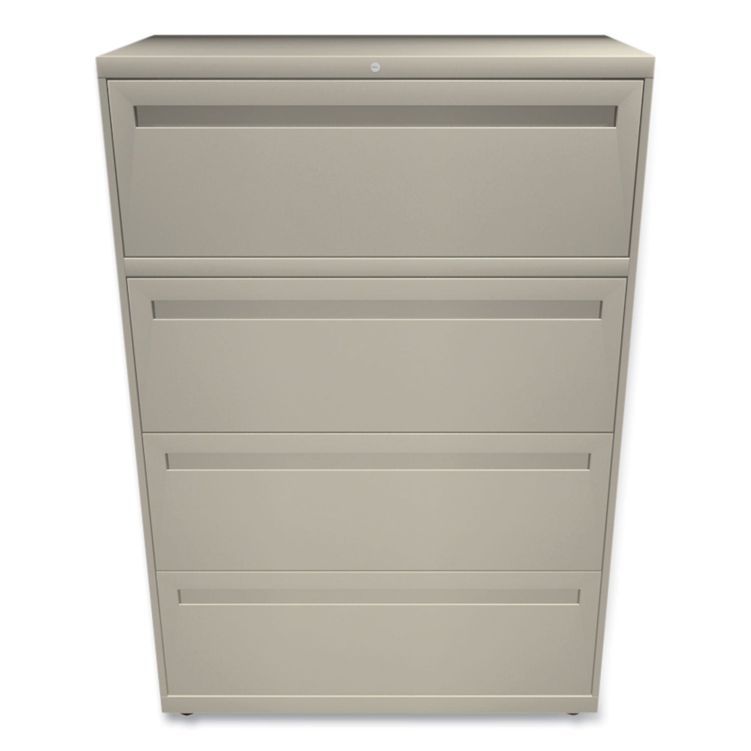 Brigade 700 Series Lateral File, 4 Legal/Letter-Size File Drawers, Putty, 36" x 18" x 52.5