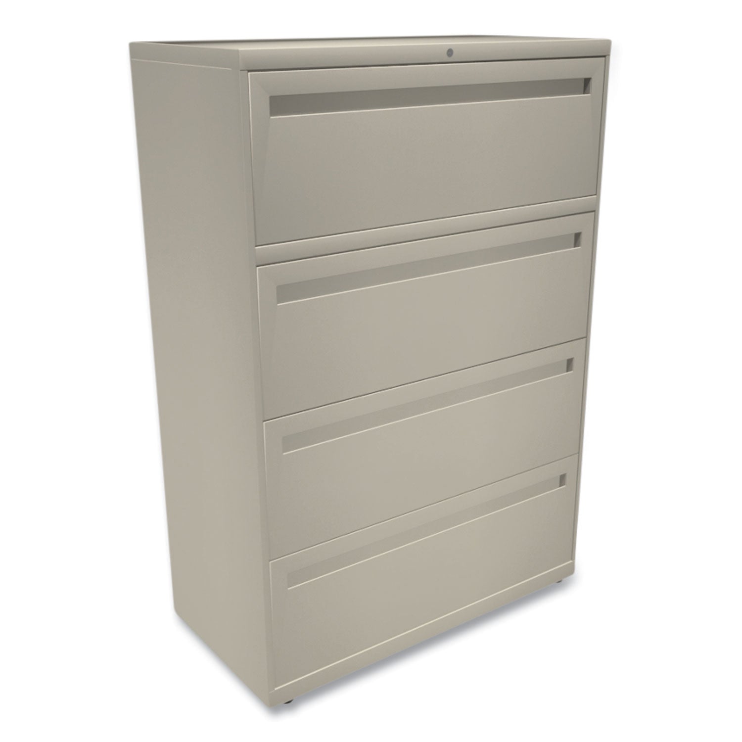 Brigade 700 Series Lateral File, 4 Legal/Letter-Size File Drawers, Putty, 36" x 18" x 52.5 - 