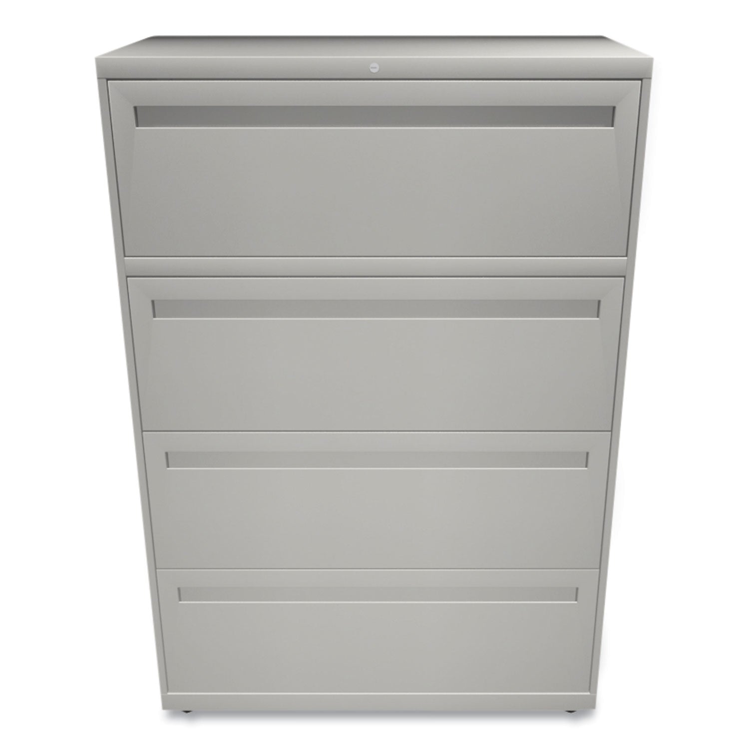 Brigade 700 Series Lateral File, 4 Legal/Letter-Size File Drawers, Light Gray, 36" x 18" x 52.5 - 