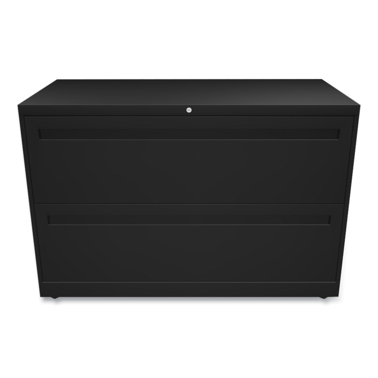 Brigade 700 Series Lateral File, 2 Legal/Letter-Size File Drawers, Black, 42" x 18" x 28 - 