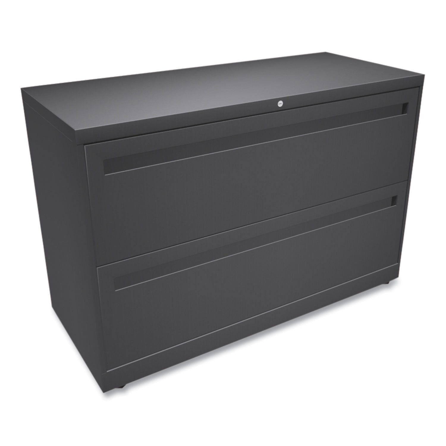 Brigade 700 Series Lateral File, 2 Legal/Letter-Size File Drawers, Charcoal, 42" x 18" x 28