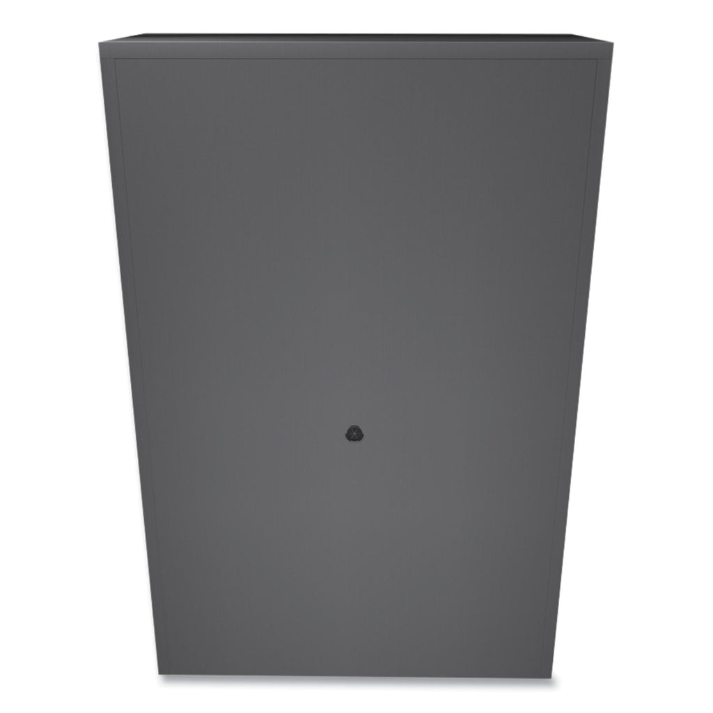 Brigade 700 Series Lateral File, Three-Shelf Enclosed Storage, 2 Legal/Letter-Size File Drawers, Charcoal, 42" x 18" x 64.25 - 