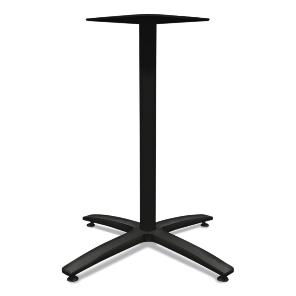 Between Seated-Height X-Base for 30" to 36" Table Tops, 26.18w x 29.57h, Black