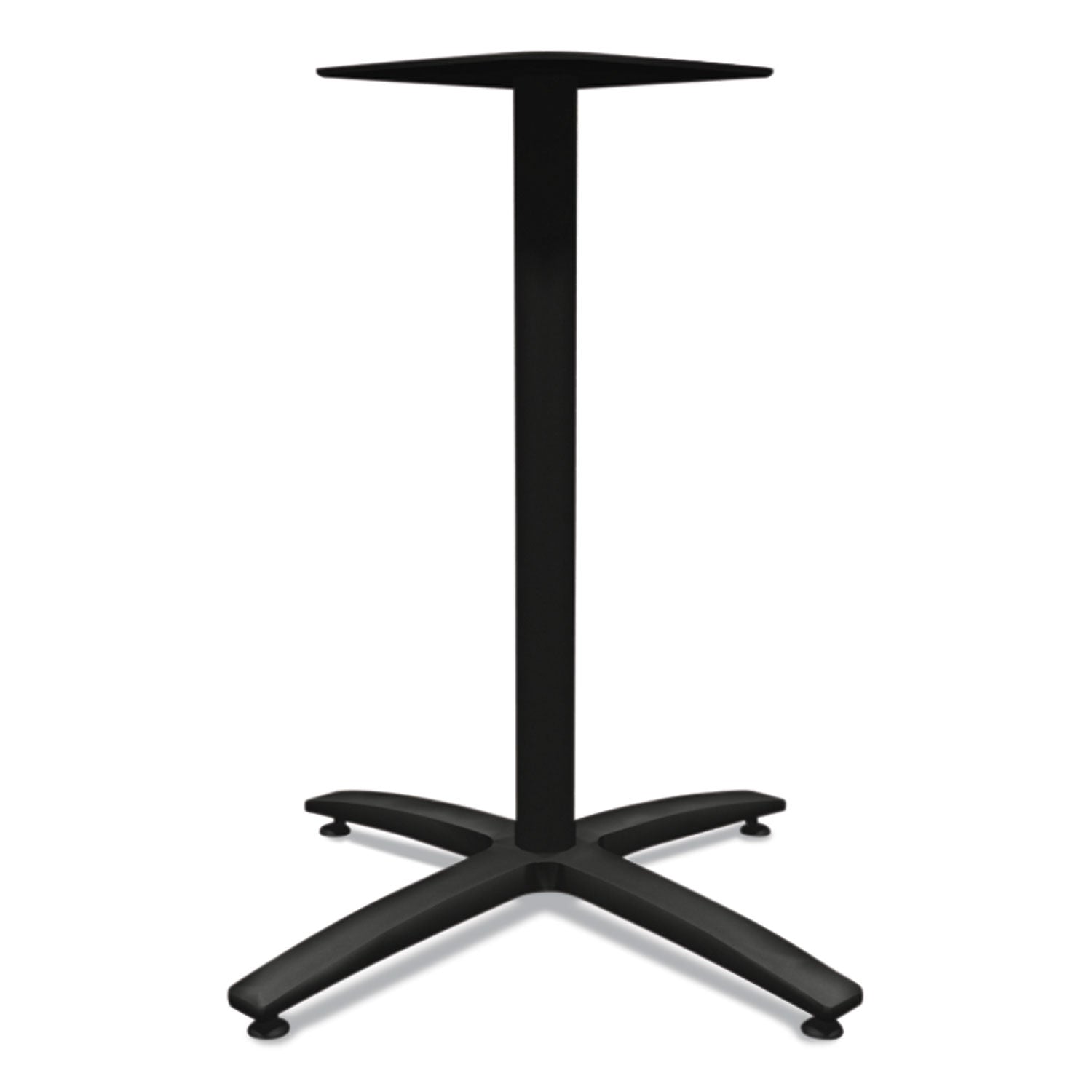 Between Seated-Height X-Base for 30" to 36" Table Tops, 26.18w x 29.57h, Black