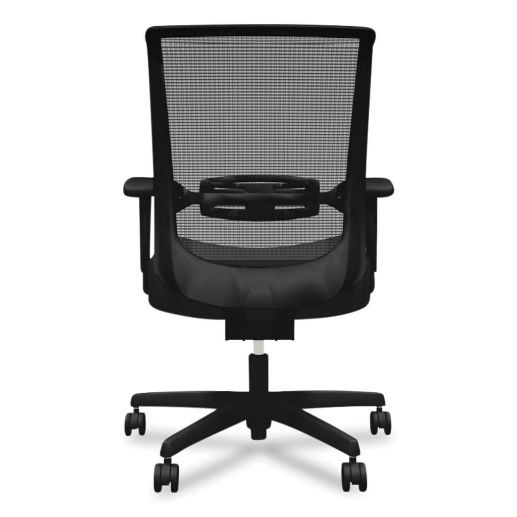 Convergence Mid-Back Task Chair, Swivel-Tilt, Supports Up to 275 lb, 15.75" to 20.13" Seat Height, Black