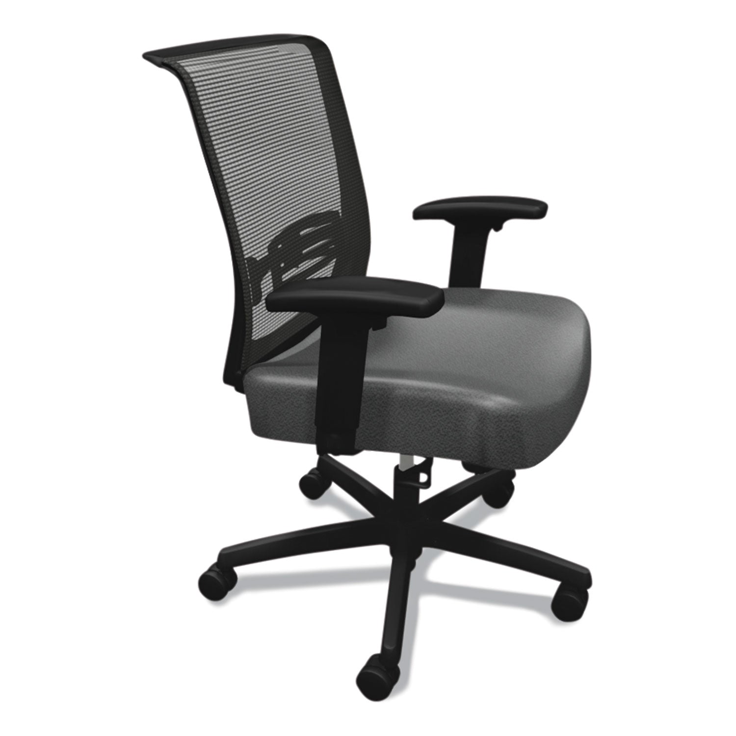 convergence-mid-back-task-chair-swivel-tilt-supports-up-to-275-lb-165-to-21-seat-height-iron-ore-seat-black-back-base_honcmz1acu19 - 3