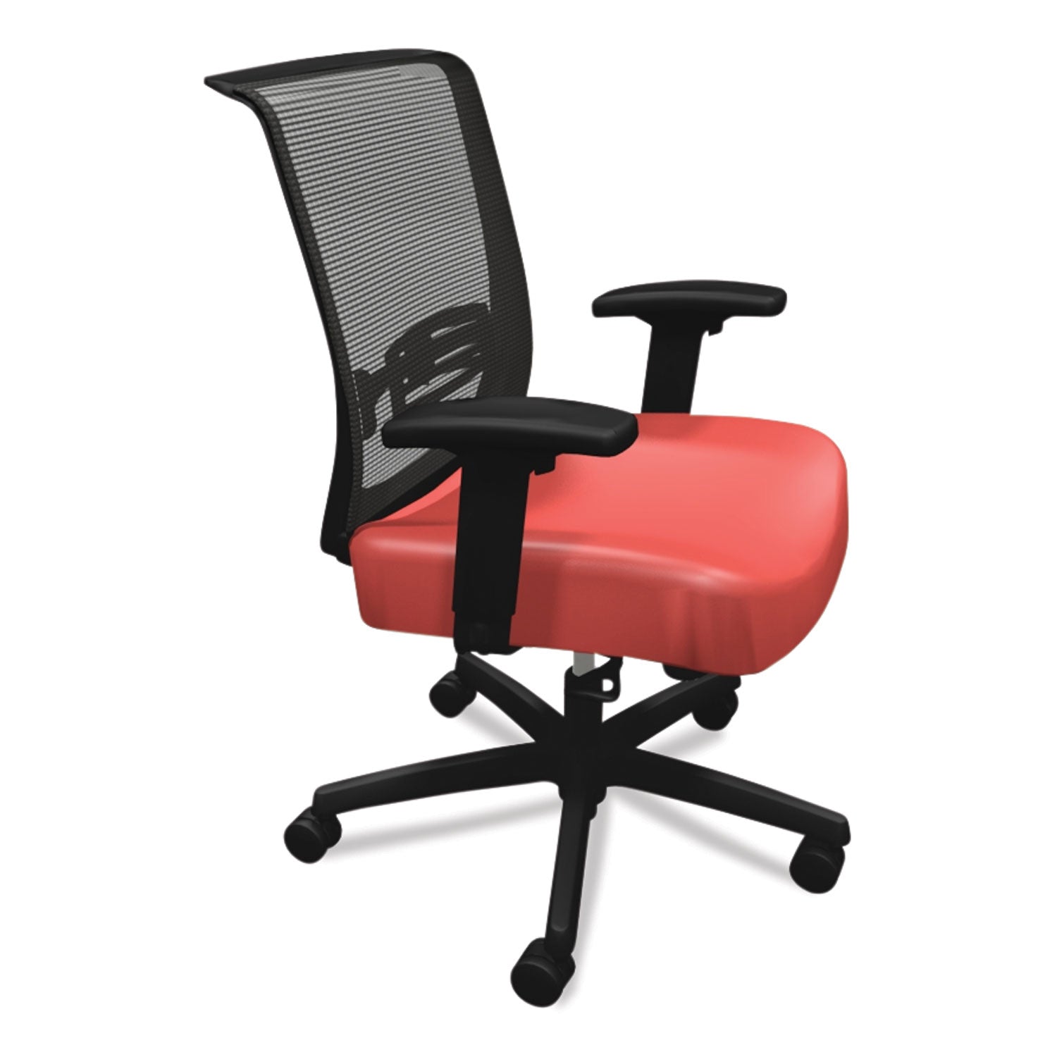 convergence-mid-back-task-chair-swivel-tilt-supports-up-to-275-lb-165-to-21-seat-height-red-seat-black-back-base_honcmz1acu67 - 3